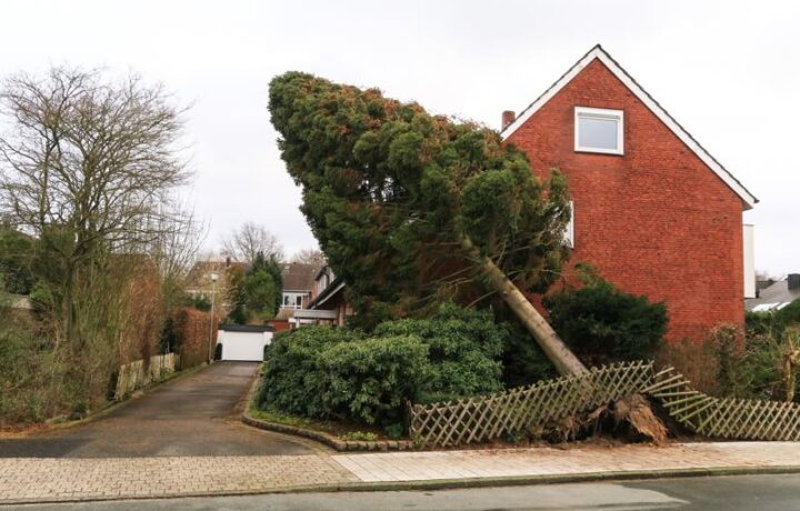 Sturmschaden am Haus